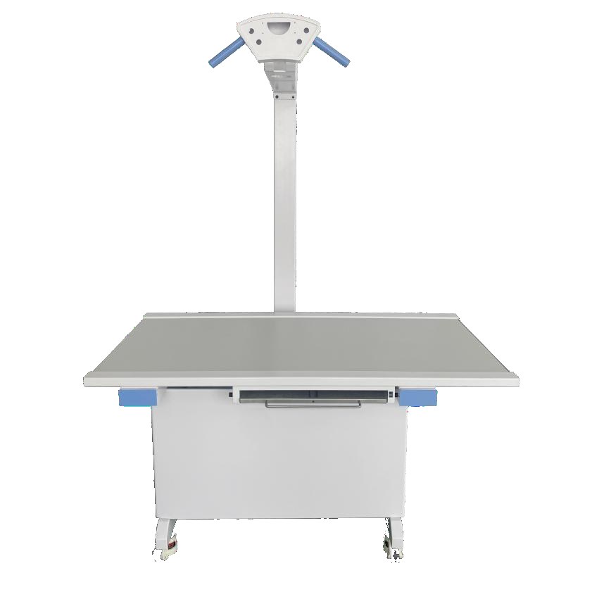 Veterinary DR X-ray system, combined unit with adjustable column
